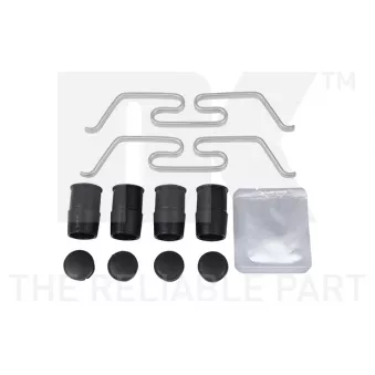 Kit d'accessoires, plaquette de frein à disque NK 7912522