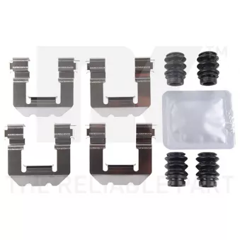 Kit d'accessoires, plaquette de frein à disque NK 7915004