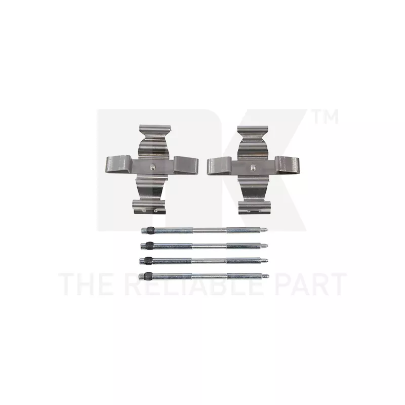 Kit d'accessoires, plaquette de frein à disque NK 7915150