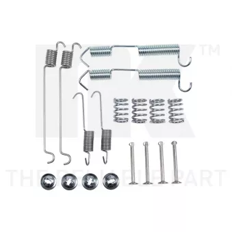 Kit d'accessoires, mâchoires de frein de stationnement NK 7915646