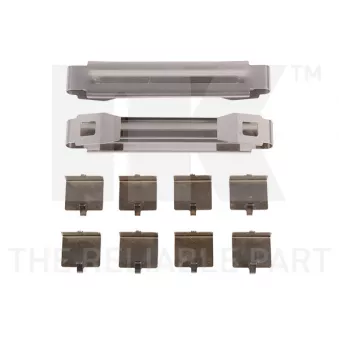 Kit d'accessoires, plaquette de frein à disque NK 7915981