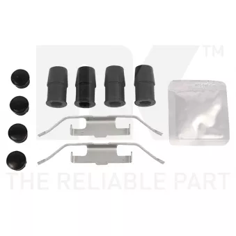 Kit d'accessoires, plaquette de frein à disque NK 7915983