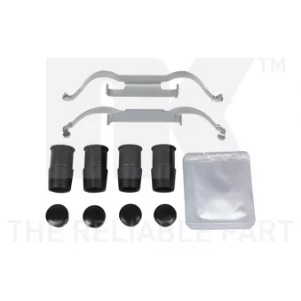 Kit d'accessoires, plaquette de frein à disque NK 7919115