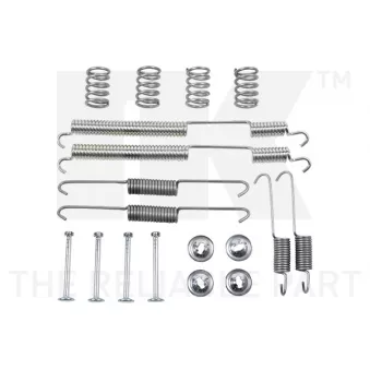 Kit d'accessoires, mâchoires de frein de stationnement NK 7919753