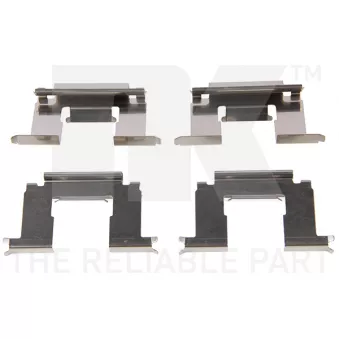 Kit d'accessoires, plaquette de frein à disque NK 7922064