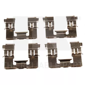 Kit d'accessoires, plaquette de frein à disque NK 79221721