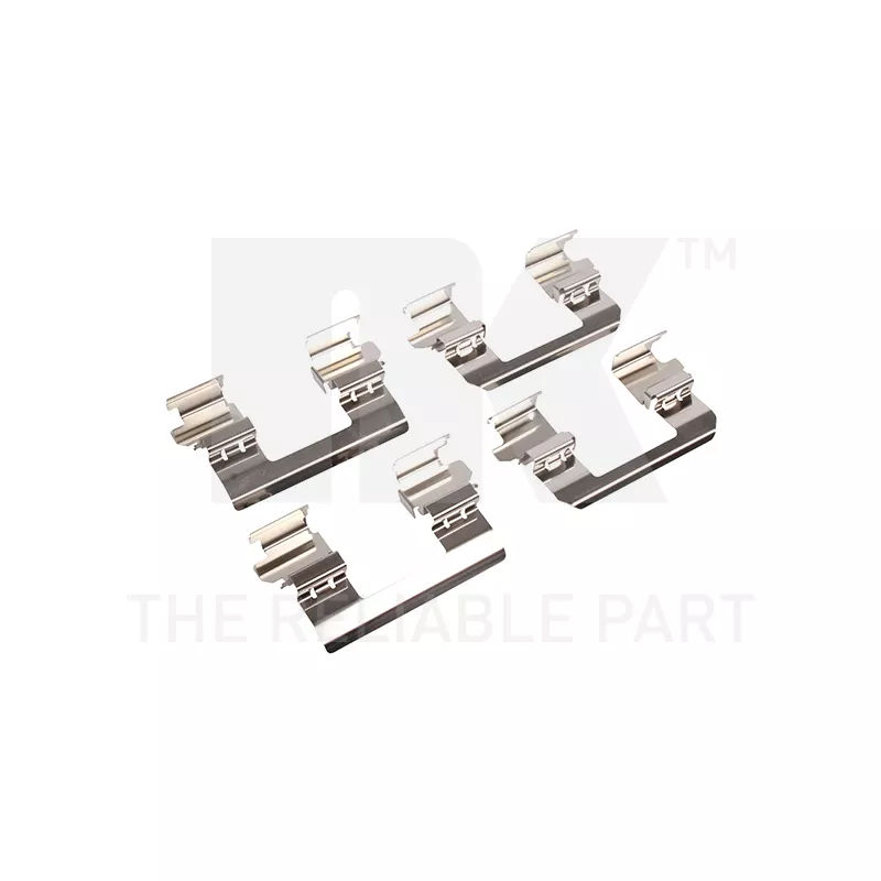 Kit d'accessoires, plaquette de frein à disque NK 79221736