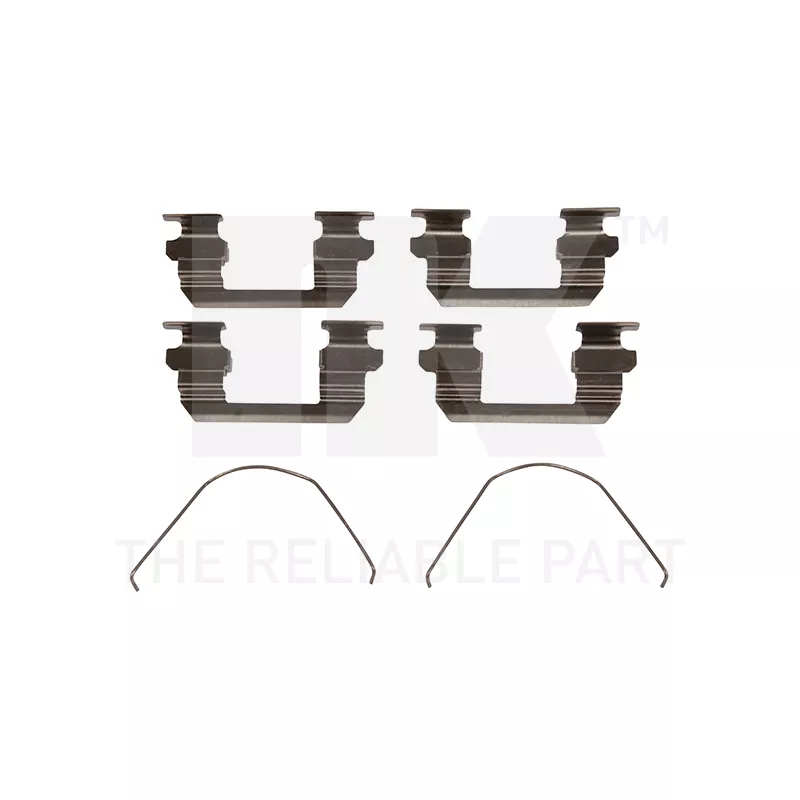 Kit d'accessoires, plaquette de frein à disque NK 79221789