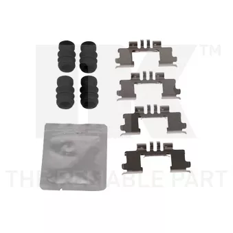 Kit d'accessoires, plaquette de frein à disque NK 79221812