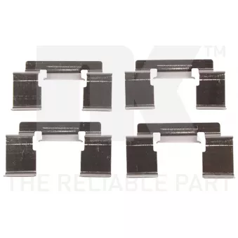 Kit d'accessoires, plaquette de frein à disque NK 7922235