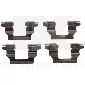 Kit d'accessoires, plaquette de frein à disque NK 7922625