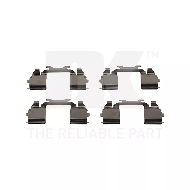 Kit d'accessoires, plaquette de frein à disque NK 79231768