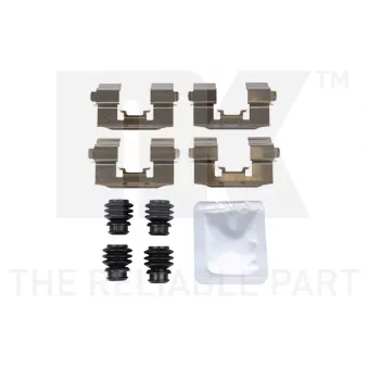 Kit d'accessoires, plaquette de frein à disque NK 7925124