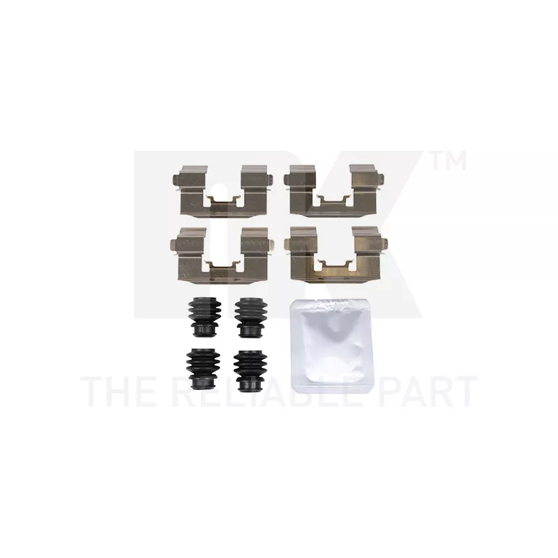 Kit d'accessoires, plaquette de frein à disque NK 7925124