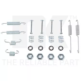 Kit d'accessoires, mâchoires de frein de stationnement NK 7925673