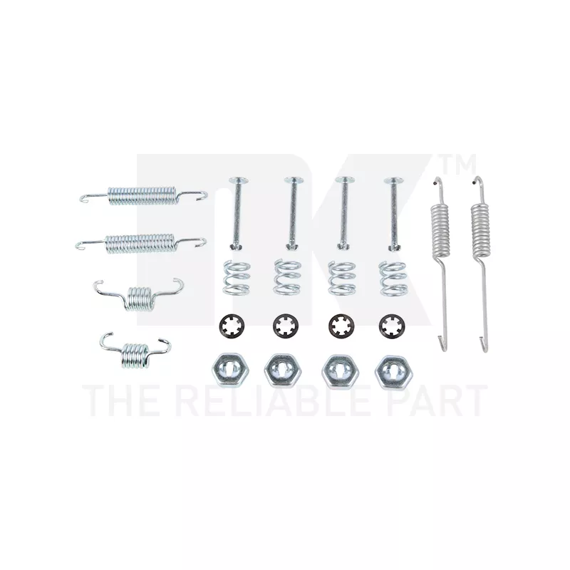 Kit d'accessoires, mâchoires de frein de stationnement NK 7925673