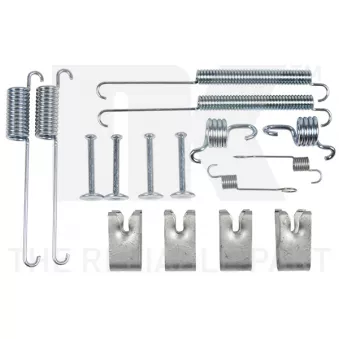 Kit d'accessoires, mâchoires de frein de stationnement NK 7925732