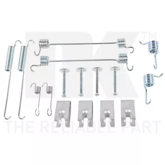 Kit d'accessoires, mâchoire de frein NK 7925749