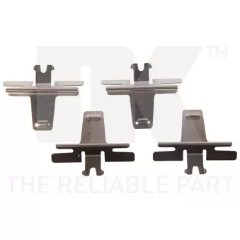 Kit d'accessoires, plaquette de frein à disque NK 7926018