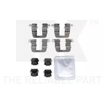 Kit d'accessoires, plaquette de frein à disque NK 7926119