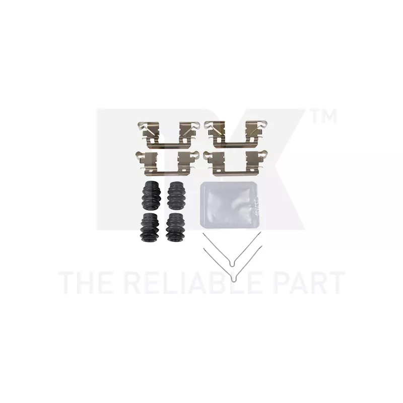 Kit d'accessoires, plaquette de frein à disque NK 7926126