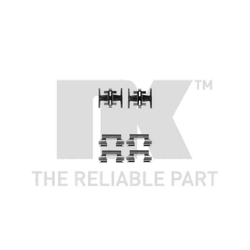 Kit d'accessoires, plaquette de frein à disque NK 7926134