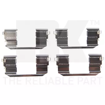 Kit d'accessoires, plaquette de frein à disque NK 7926135