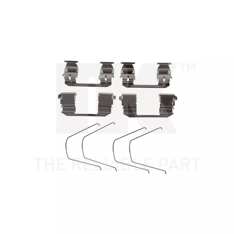 Kit d'accessoires, plaquette de frein à disque NK 79261743
