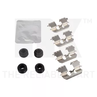Kit d'accessoires, plaquette de frein à disque NK 79261810