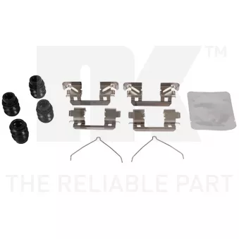 Kit d'accessoires, plaquette de frein à disque NK 79261811