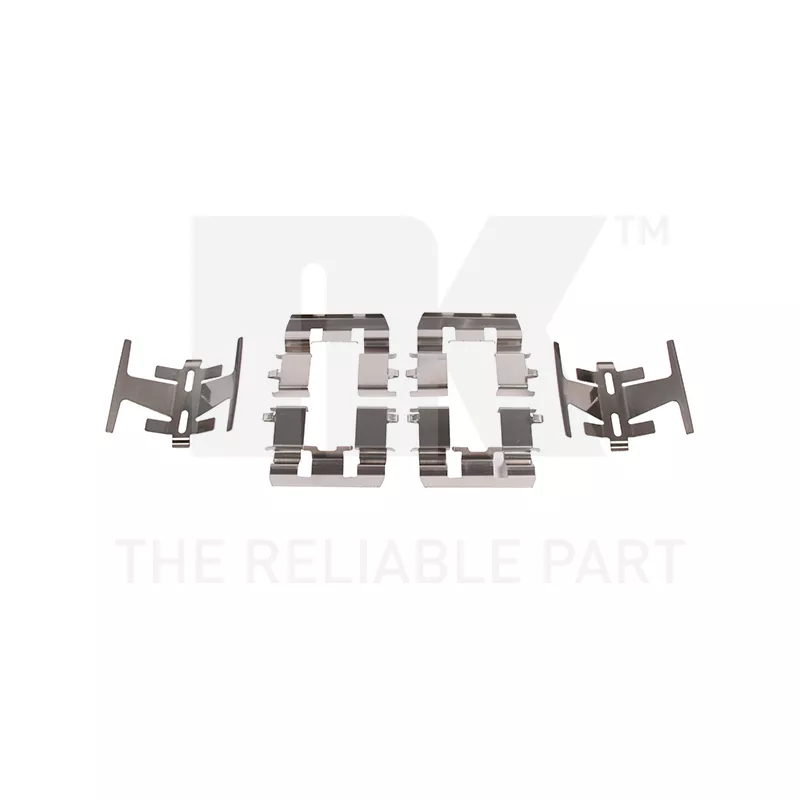 Kit d'accessoires, plaquette de frein à disque NK 7926208
