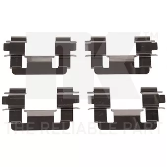 Kit d'accessoires, plaquette de frein à disque NK 7926278