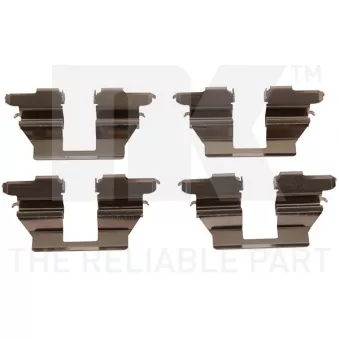 Kit d'accessoires, plaquette de frein à disque NK 7926619