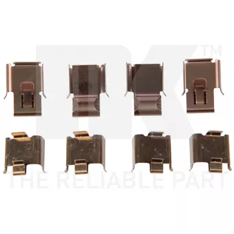 Kit d'accessoires, plaquette de frein à disque NK 7930171