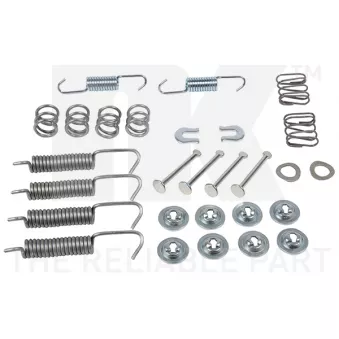 Kit d'accessoires, mâchoires de frein de stationnement NK 7930821