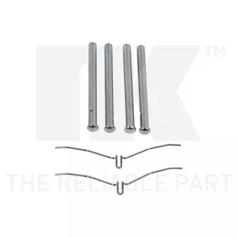 Kit d'accessoires, plaquette de frein à disque NK 7932061