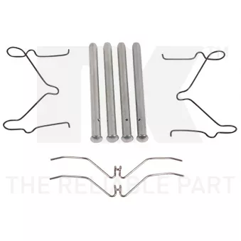 Kit d'accessoires, plaquette de frein à disque NK 7932124