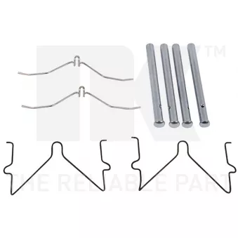 Kit d'accessoires, plaquette de frein à disque NK 7932126