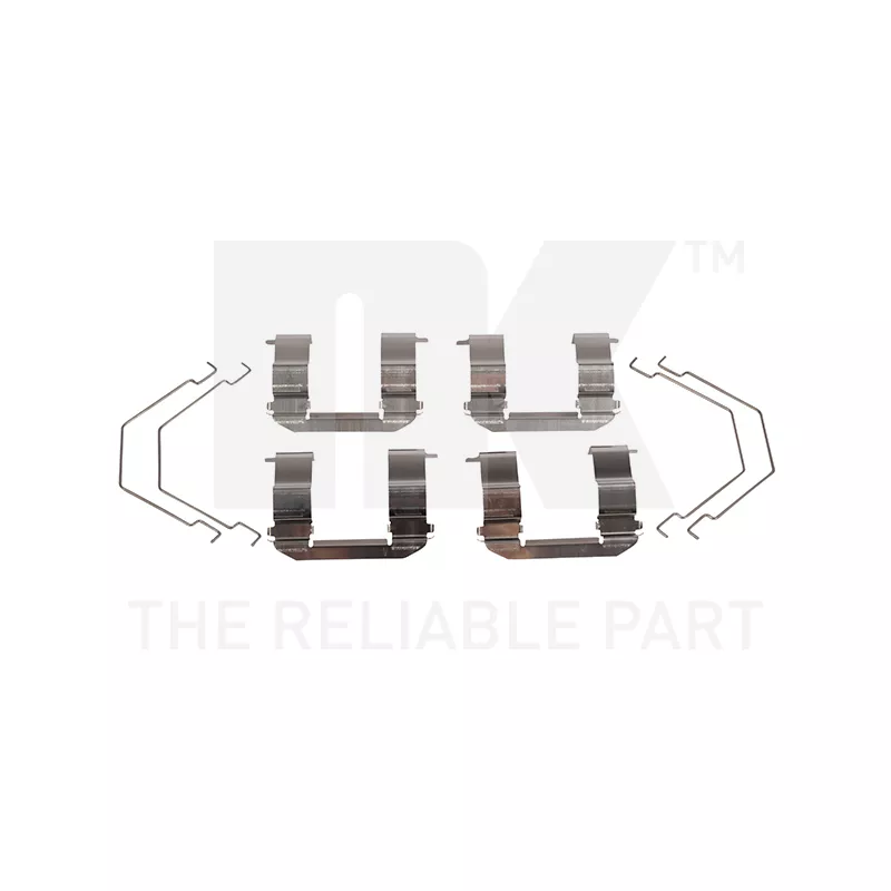 Kit d'accessoires, plaquette de frein à disque NK 7932158