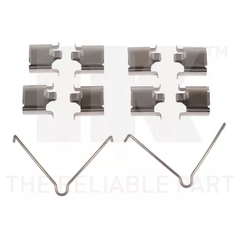 Kit d'accessoires, plaquette de frein à disque NK 7932166