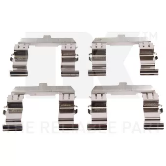Kit d'accessoires, plaquette de frein à disque NK 79321715