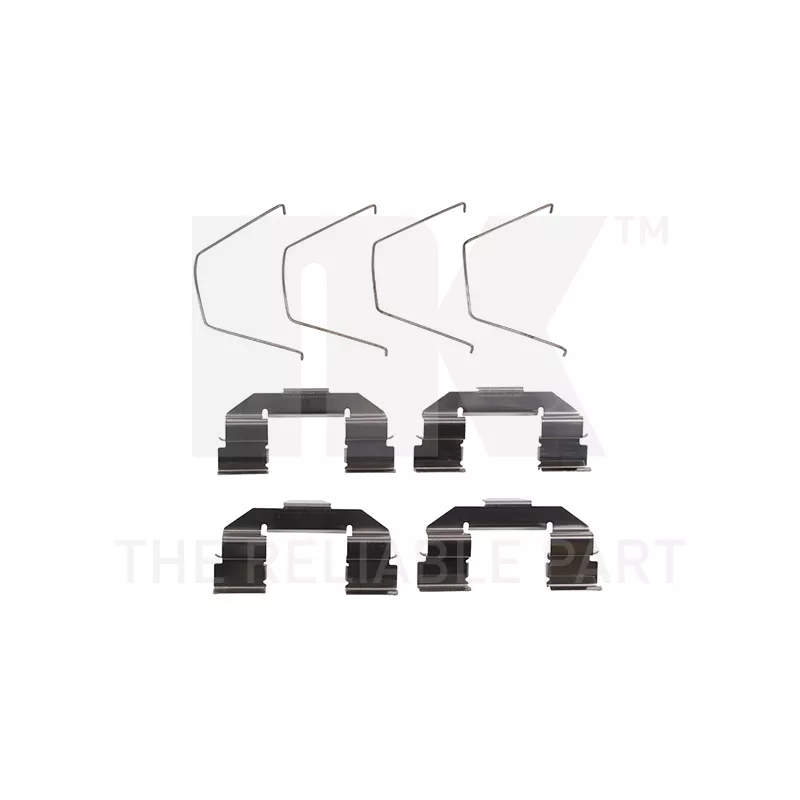 Kit d'accessoires, plaquette de frein à disque NK 7932607