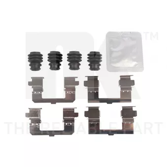 Kit d'accessoires, plaquette de frein à disque NK 7932998