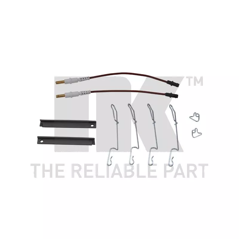 Kit d'accessoires, plaquette de frein à disque NK 79331280X