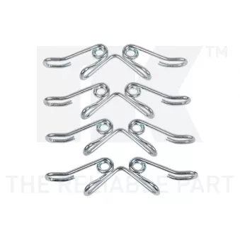 Kit d'accessoires, plaquette de frein à disque NK 7933220
