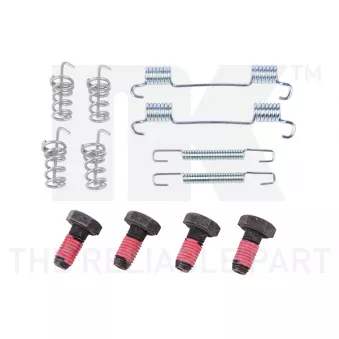 Kit d'accessoires, mâchoires de frein de stationnement NK 7933622