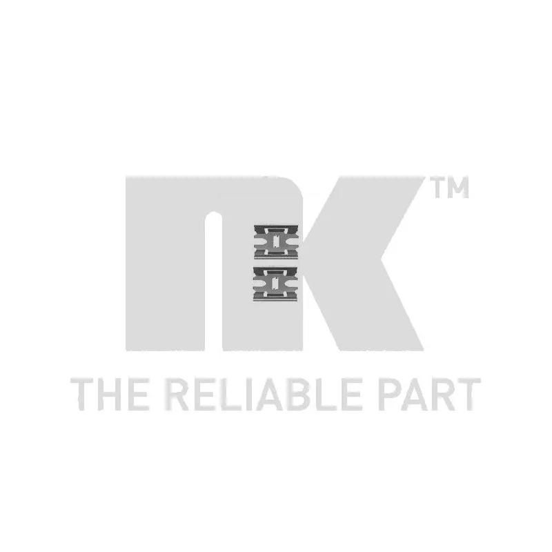 Kit d'accessoires, plaquette de frein à disque NK 7933663