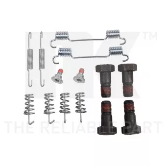 Kit d'accessoires, mâchoires de frein de stationnement NK 7933867