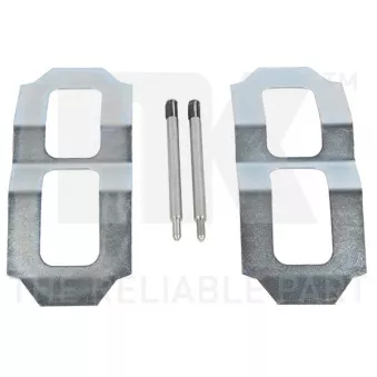 Kit d'accessoires, plaquette de frein à disque NK 7933987