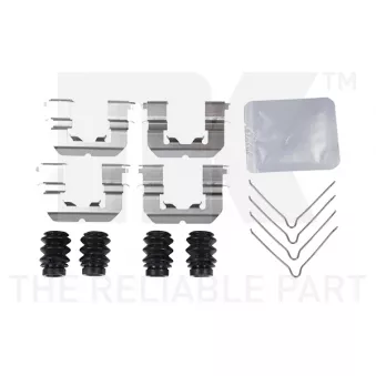 Kit d'accessoires, plaquette de frein à disque NK 79341705